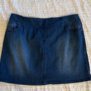S.C. & Co. Women’s Stretch Denim Compression Skort Sz 2XL
